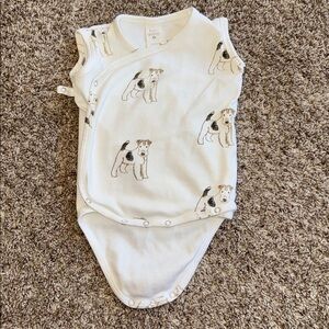 Kate Quinn terrier sleeveless adaptive bodysuit size 6-12